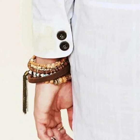 Free People By Artisan‎ De Luxe Buttonfront Shirt - Picture 5 of 15